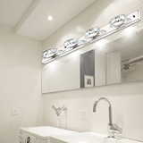 时尚LED水晶镜前灯浴室洗手间卫生间防水防潮不锈钢壁灯化妆灯