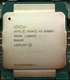 Intel xeon 至强E5-2640 V3 正式版CPU 2.6GHZ 8核16线程 全新货