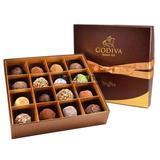 香港代购进口 GODIVA歌帝梵松露形巧克力礼盒16颗情人节生日礼物