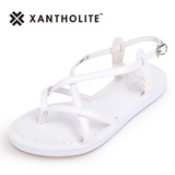XanTHOLITe十字石2016年夏季女子时尚休闲罗马凉鞋 XL16108394-02