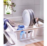 IKEA宜家代购 夫伦加 塑料 餐具滤干架 斯穆拉 托盘 厨房置物架