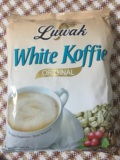 印尼进口经典原味luwak露哇猫屎白咖啡 速溶咖啡粉 袋装三合一
