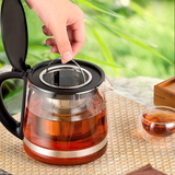 1L飘逸杯玻璃小茶壶功夫茶具花茶洱小茶壶泡茶机普洱黑茶煮茶器
