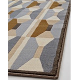 欧式新款地毯 乳胶防滑底面 240厘米大号地毯 防滑地垫几何装饰