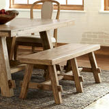 特价美式全实木餐桌边长条凳 中西风格鞋凳换鞋凳 长浴室凳床尾凳