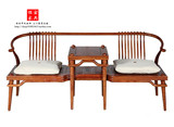 恒宜 刺猬紫檀沙发 实木家具 新中式沙发椅/茶几组合荣麟京瓷家具