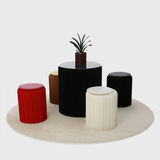 十八纸茶几矮凳组合套装客厅圆桌椅子设计创意家具63cm高多色可选