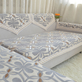 欧式提花 美式乡村地中海组合沙发巾沙发垫雪尼尔防滑坐垫盖布巾