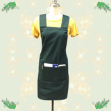 围裙韩式纯棉布艺成人厨房餐厅美甲定制logo工作服防油罩衣包邮