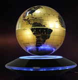 a高档6寸磁悬浮地球仪 工办公桌室摆件创意亚克力底座
