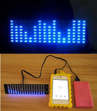 51单片机开发学习板led灯音乐频谱电平指示温度计显示仪器diy套件