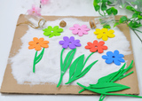 幼儿园教室环境布置装饰材料用品墙面墙贴壁纸贴 泡沫新款小花朵
