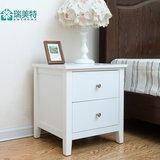 瑞美特床头柜现代简约卧室床边柜白色组装收纳柜储物柜整理柜特价