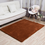 圣西罗现代加厚弹力绒地毯客厅卧室床边毯 防滑纯色吸水柔软地毯