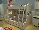 韩式上下铺床实木成人双层床1.21.5儿童家具子母床组合床高低床