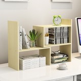 创意电脑桌上书架伸缩桌面书柜儿童简易置物架小型办公收纳架特价