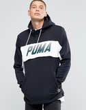 英国代购男装秋季2016新款Puma 欧美街头撞色字母印花套头卫衣 男