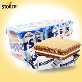 德国原装进口STORCK Knoppers牛奶榛子巧克力威化饼干250g