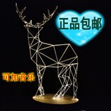 3d立体小鹿灯led木质个性创意装饰动物台灯小夜灯氛围灯生日礼品