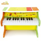 橙爱儿童木质小钢琴25键仿真可弹奏 宝宝木制早教电子琴音乐玩具