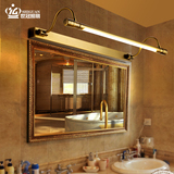 防水前镜灯卫生间浴室led镜前灯美式简约复古欧式简欧镜柜镜前灯