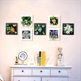 客厅墙挂挂件绿色壁挂假花绢花艺立体仿真植物相框装饰花书房家居