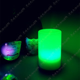 新款LED充电酒吧台灯 创意ABS圆柱型发光装饰烛台小夜灯