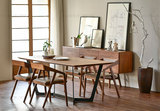 实木餐桌一桌四椅组合 北欧宜家方桌现代简约小户型松木桌子椅子