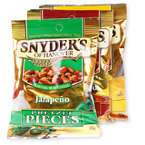 美国进口 SNYDER'S施耐德普莱 墨西哥胡椒味面包干 面包酥片56.7g