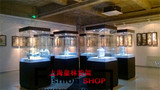 陶瓷柜古董柜博古架博物管展柜展示柜精品陈列柜高档玻璃柜上海