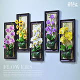 立体背景墙仿真植物壁挂墙面装饰品现代欧式客厅壁饰花卉创意挂件