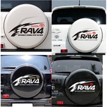 丰田RAV4车贴个性后备胎汽车贴纸改装拉花装饰贴反光汽车贴纸包邮