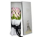 19朵荷兰郁金香鲜花礼盒 上海同城鲜花速递母亲节生日祝福预定
