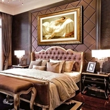 现代欧式卧室床头装饰画简欧宾馆挂画酒店房间壁画美式简约床头画