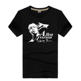YHB 新款夏装男 艾佛森T恤 小艾短袖t恤 艾弗森退役纪念