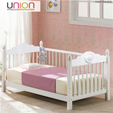 实用婴儿床实木进口多功能宝宝床 大尺寸双胞胎可变儿童少年床