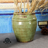 多肉陶瓷花盆花瓶花插花器 做旧复古地中海风格 外贸原单