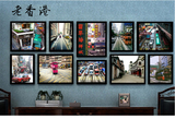 香港挂画 个性海报画 老街景壁画 奶茶店相片墙 港式茶餐厅装饰画