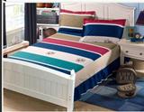 1.5全棉床罩卡通纯棉床套三件亚麻床单套床笠1,8m2,0床单床上用品