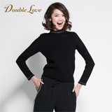 [转卖]Doublelove2015秋冬 气质优雅 珍珠领 羊毛衫