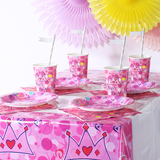 彩色环保无味无毒桌布 儿童生日派对聚会布置用品 一次性方形
