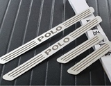 大众POLO超薄门槛条 波罗门槛改装专用超薄迎宾踏板 不锈钢踏板
