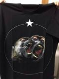 兔兔法国代购 Givenchy/纪梵希 15秋冬新款 猴子猩猩印花男士T恤