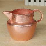 印象铜器 纯手工紫铜烤茶罐加厚铜茶罐铜壶公道杯茶杯子