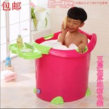 促销儿童洗澡桶 超大号宝宝浴盆 儿童坐立式浴盆 儿童升级版浴桶