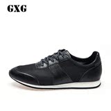 GXG男鞋 春季热销 男士时尚休闲鞋 黑色运动鞋 慢跑鞋#52150505