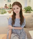 日本代购女装春季新款实拍lily brown刺绣连衣裙 LWFO161048