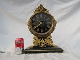 热卖进口老式台钟 旧钟表 铜座钟 大理石底座机械钟