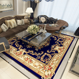 龙禧欧式正方形地毯客厅茶几垫地毯卧室床边地毯欧美羊毛质感加厚