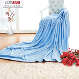 优雅100法兰绒法莱珊瑚绒毛毯 办公室儿童学生空调毯床单盖毯子